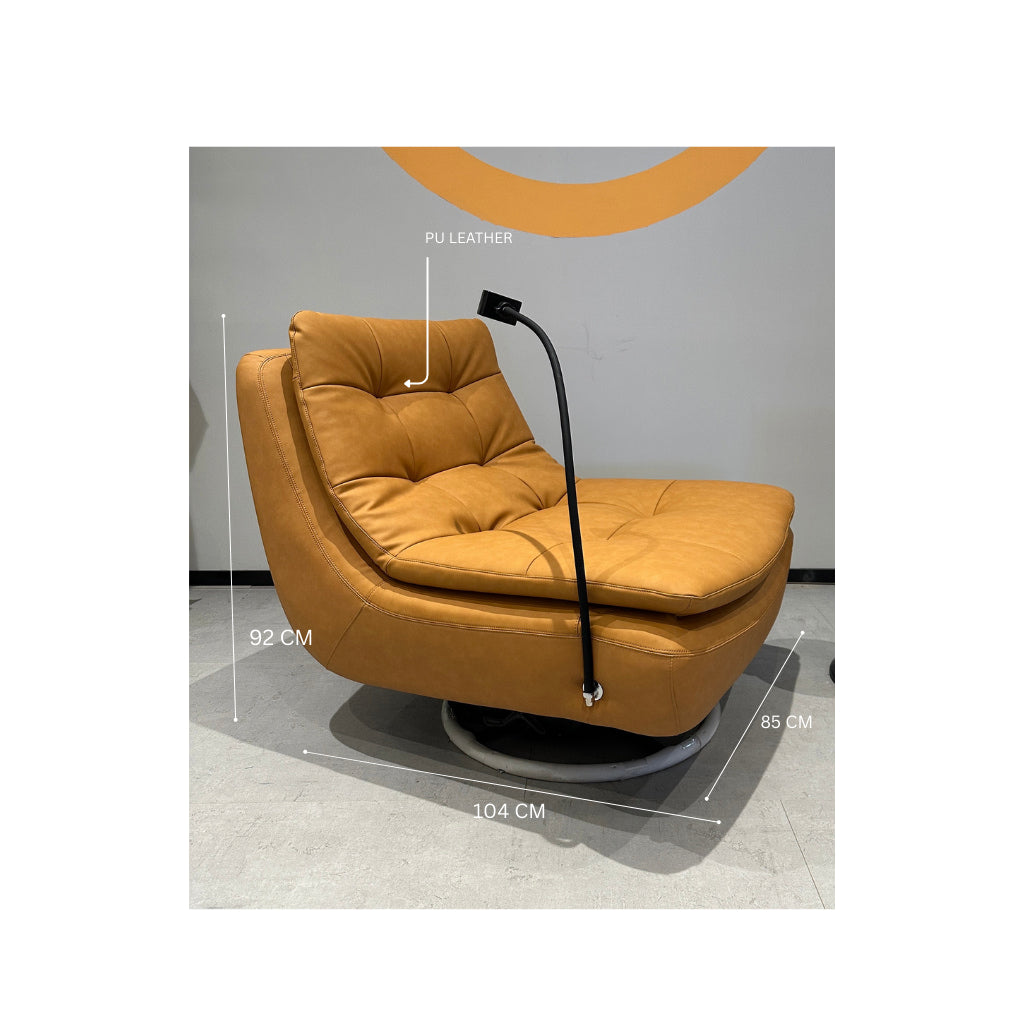 MARCELLO Swivel Rocking Chair – Luxury Comfort in Motion