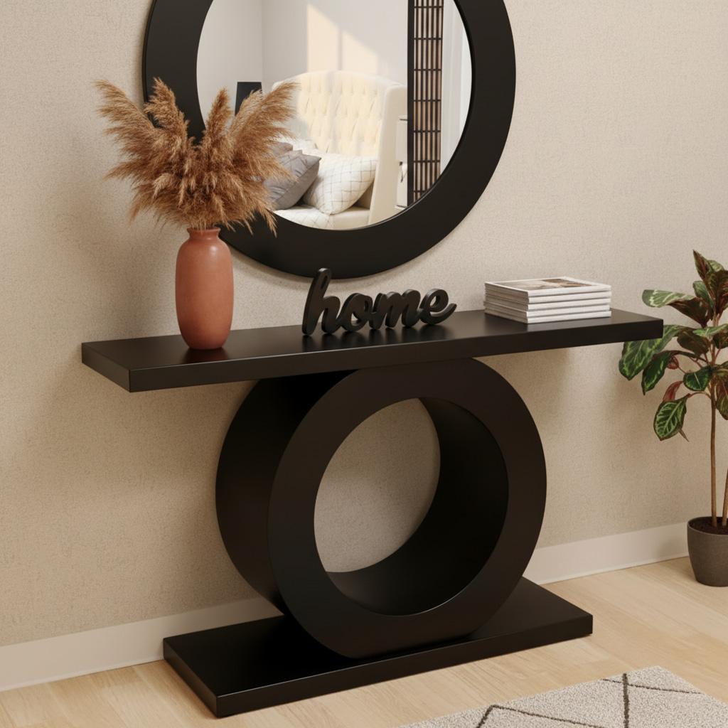 ARCOS Modern Console & Mirror Set – Timeless Style for Any Interior
