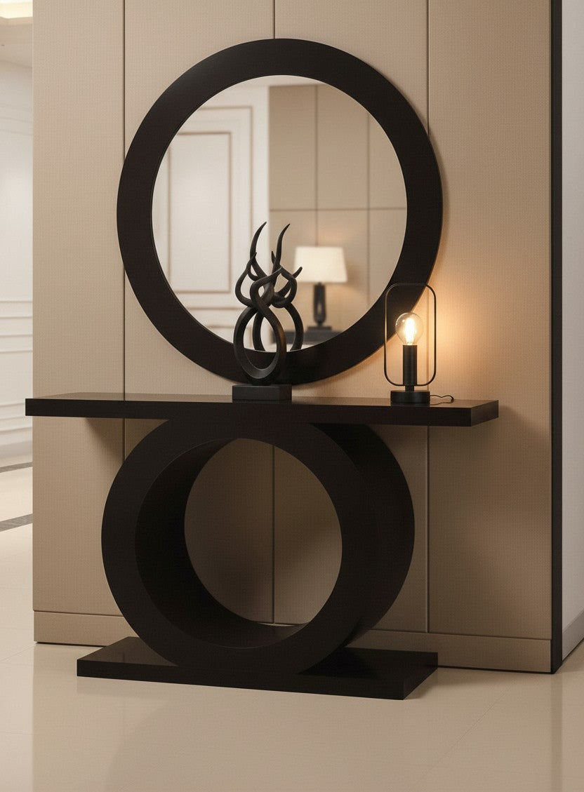 ARCOS Modern Console & Mirror Set – Timeless Style for Any Interior