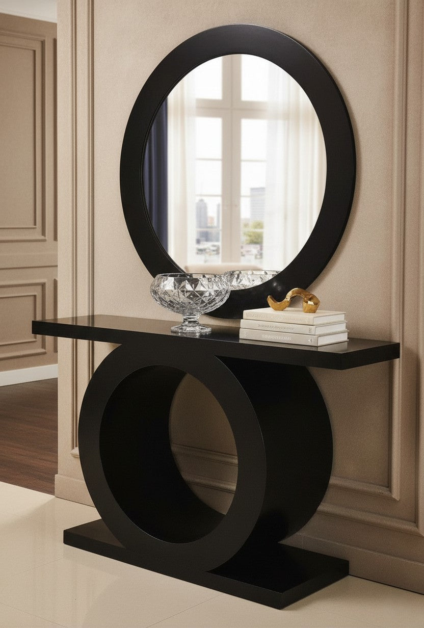 ARCOS Modern Console & Mirror Set – Timeless Style for Any Interior