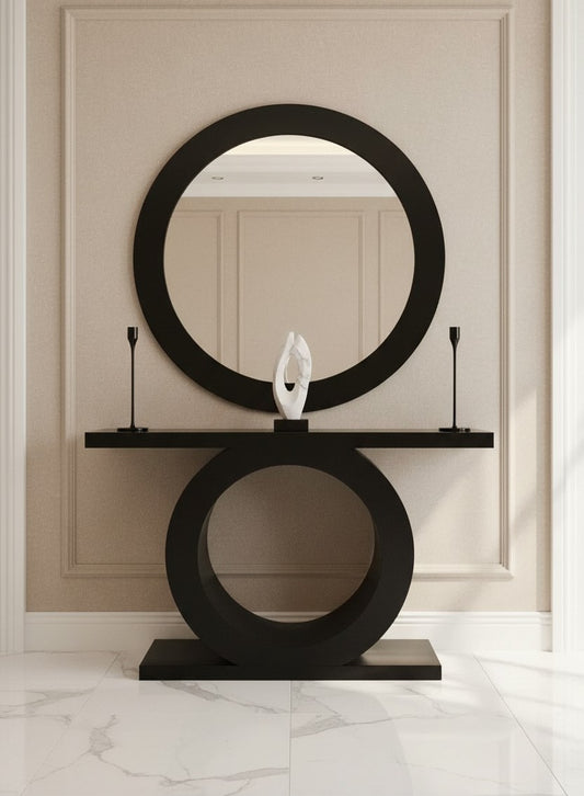 ARCOS Modern Console & Mirror Set – Timeless Style for Any Interior