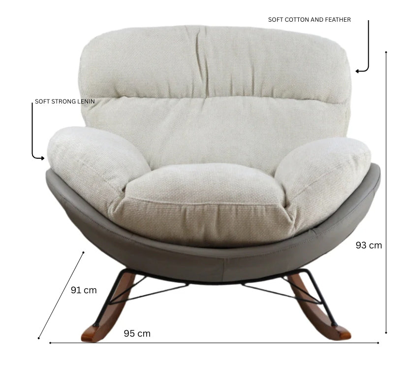 ARIA Rocking Chair – Modern Comfort Meets Top Notch  Design