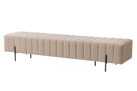 CARLO CONTINI i Luxe Ottoman Bench – Modern Minimalism with Timeless Sophistication