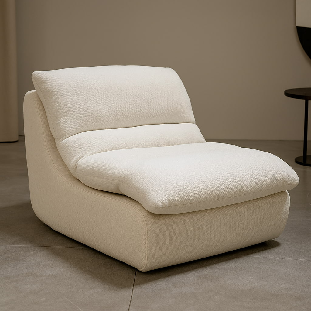 Chiffon Compressed Armless Lounge Chair