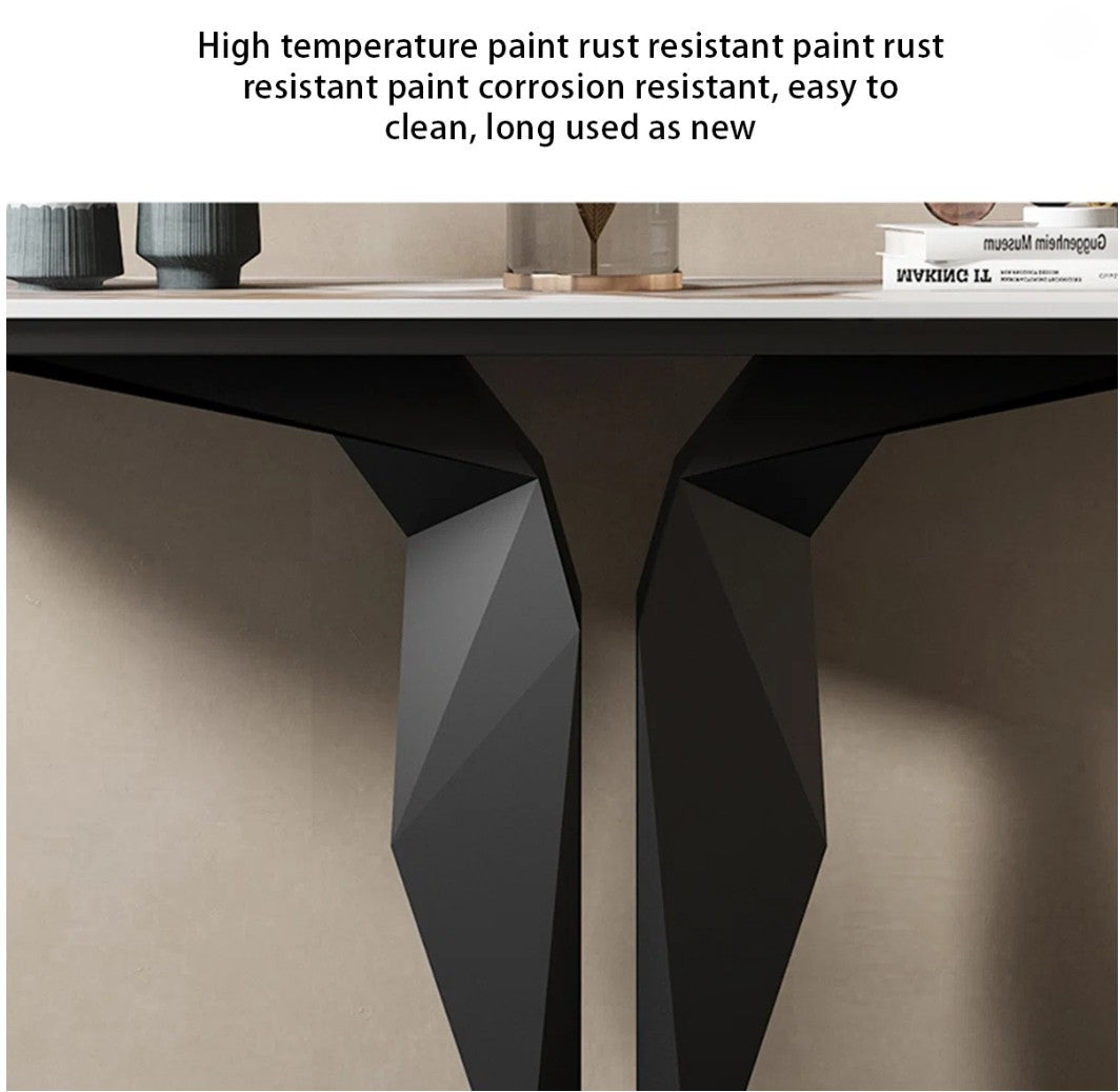 ECHO Geometric Console Table – Modern Elegance for Any Space
