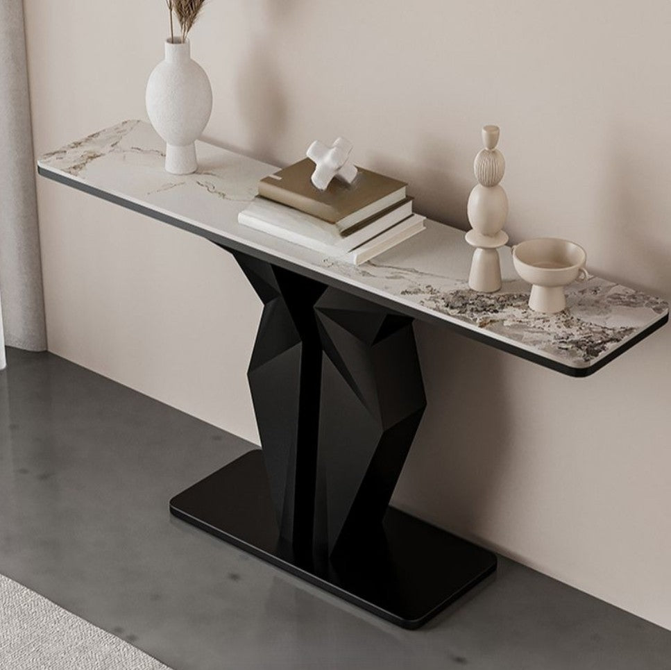 ECHO Geometric Console Table – Modern Elegance for Any Space