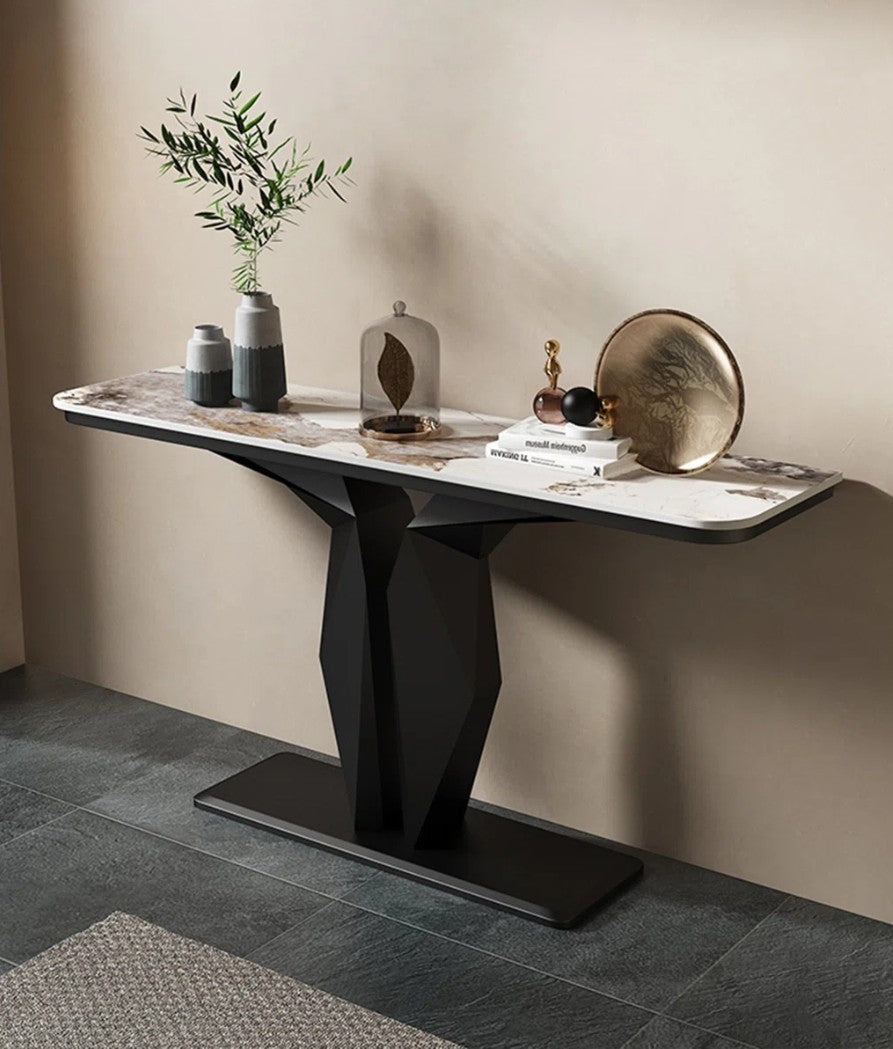 ECHO Geometric Console Table – Modern Elegance for Any Space
