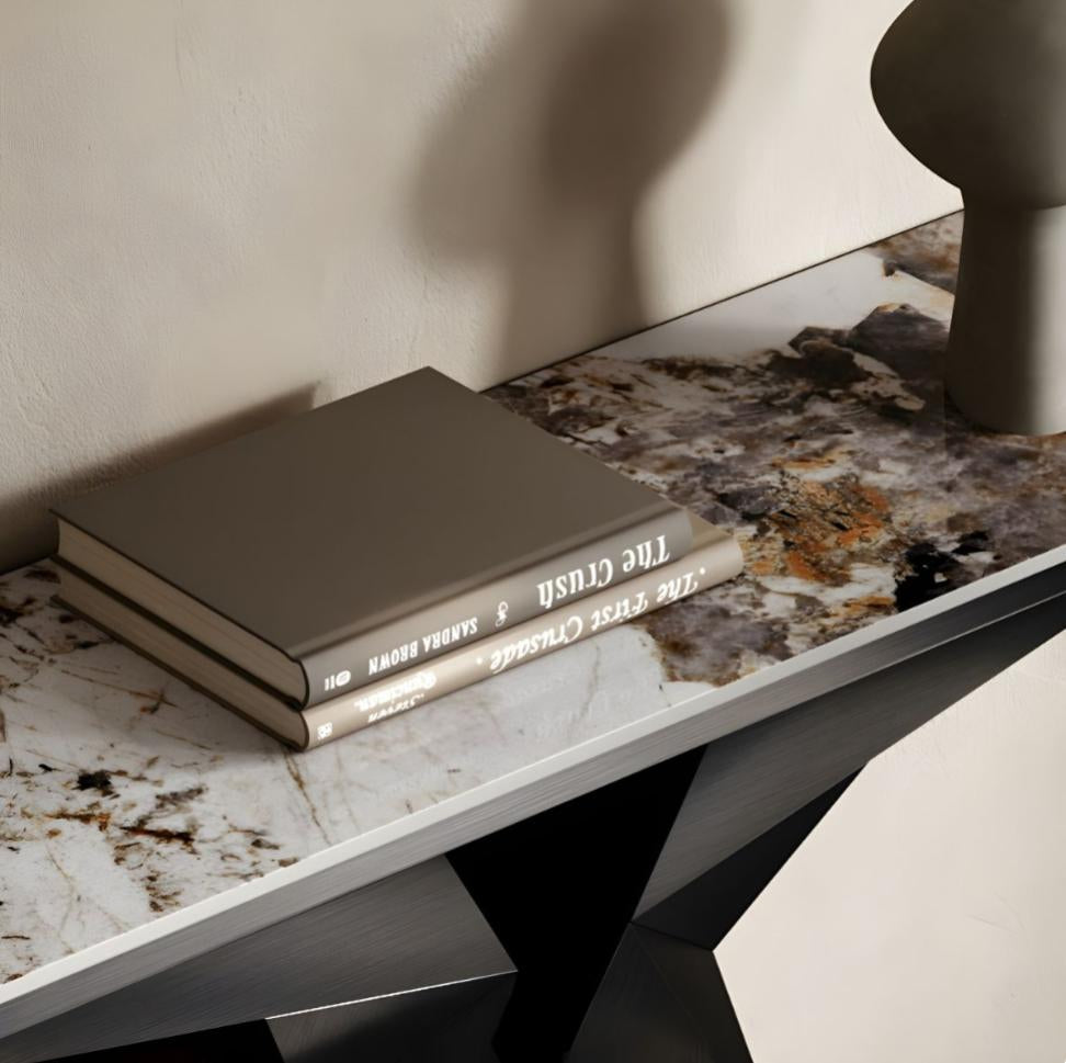 ECHO Geometric Console Table – Modern Elegance for Any Space