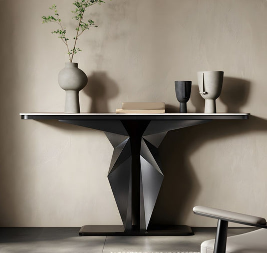 ECHO Geometric Console Table – Modern Elegance for Any Space