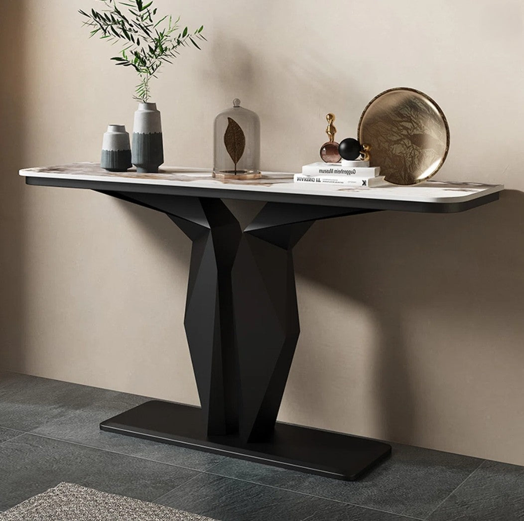 ECHO Geometric Console Table – Modern Elegance for Any Space