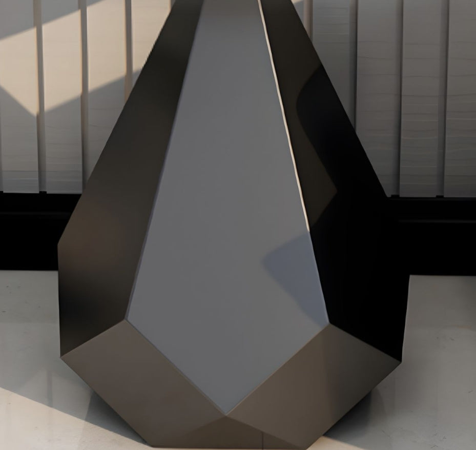 EMERALD Side Table – Marble & Carbon Steel