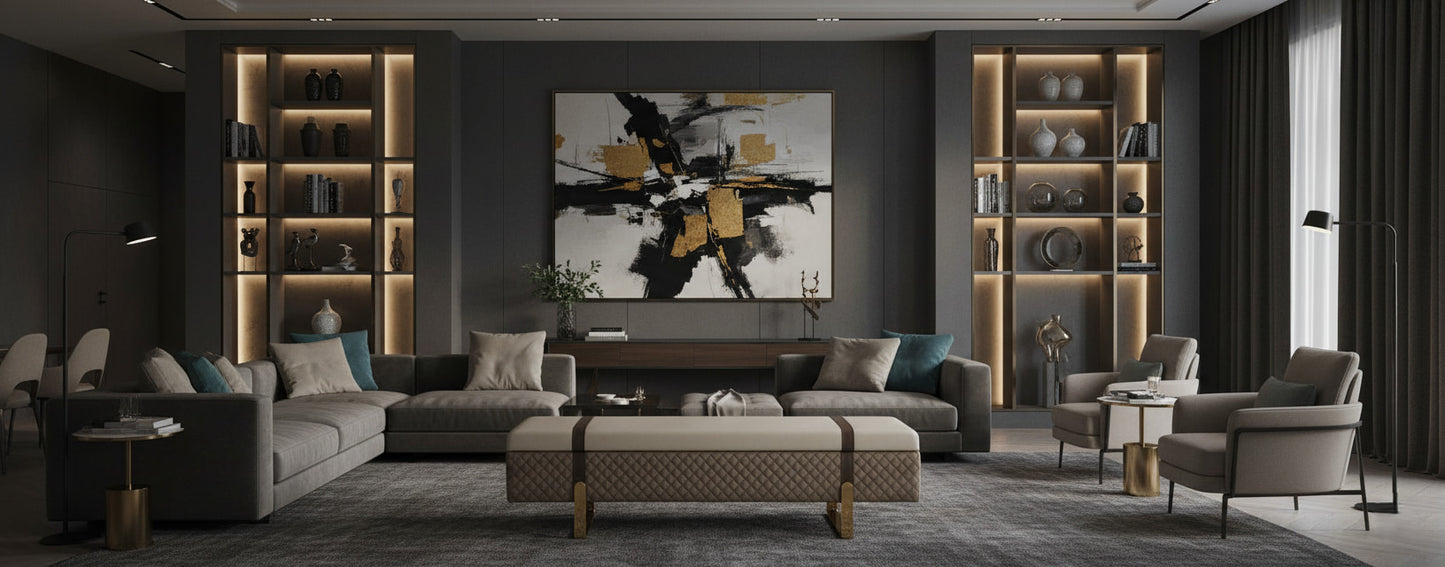 GAMBINI Luxe Storage Ottoman Bench – Modern Luxury with Intelligent Design