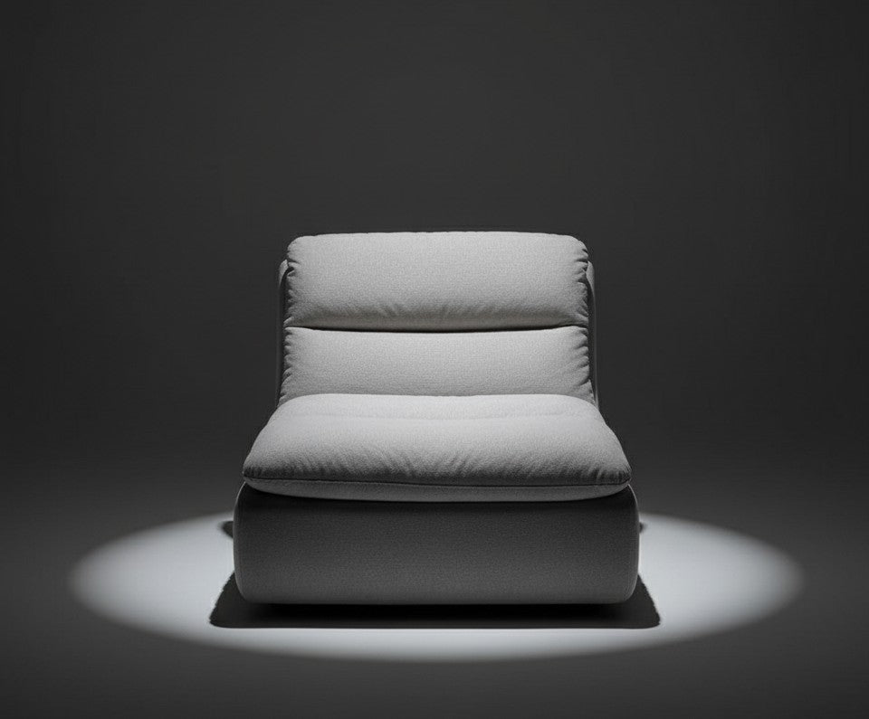 Chiffon Compressed Armless Lounge Chair