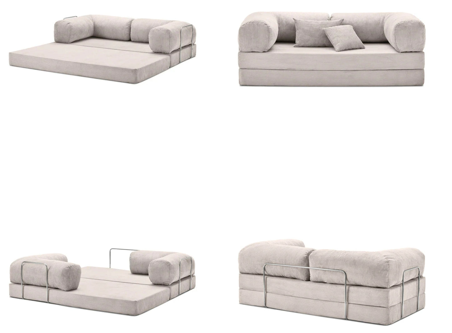 LUMI Multi-Functional Compression Sofa – No Assembly Required