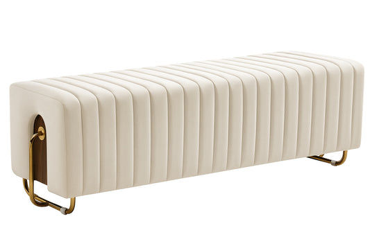 MAJESTIC Luxe Ottoman Bench – Modern Sophistication with Timeless Design