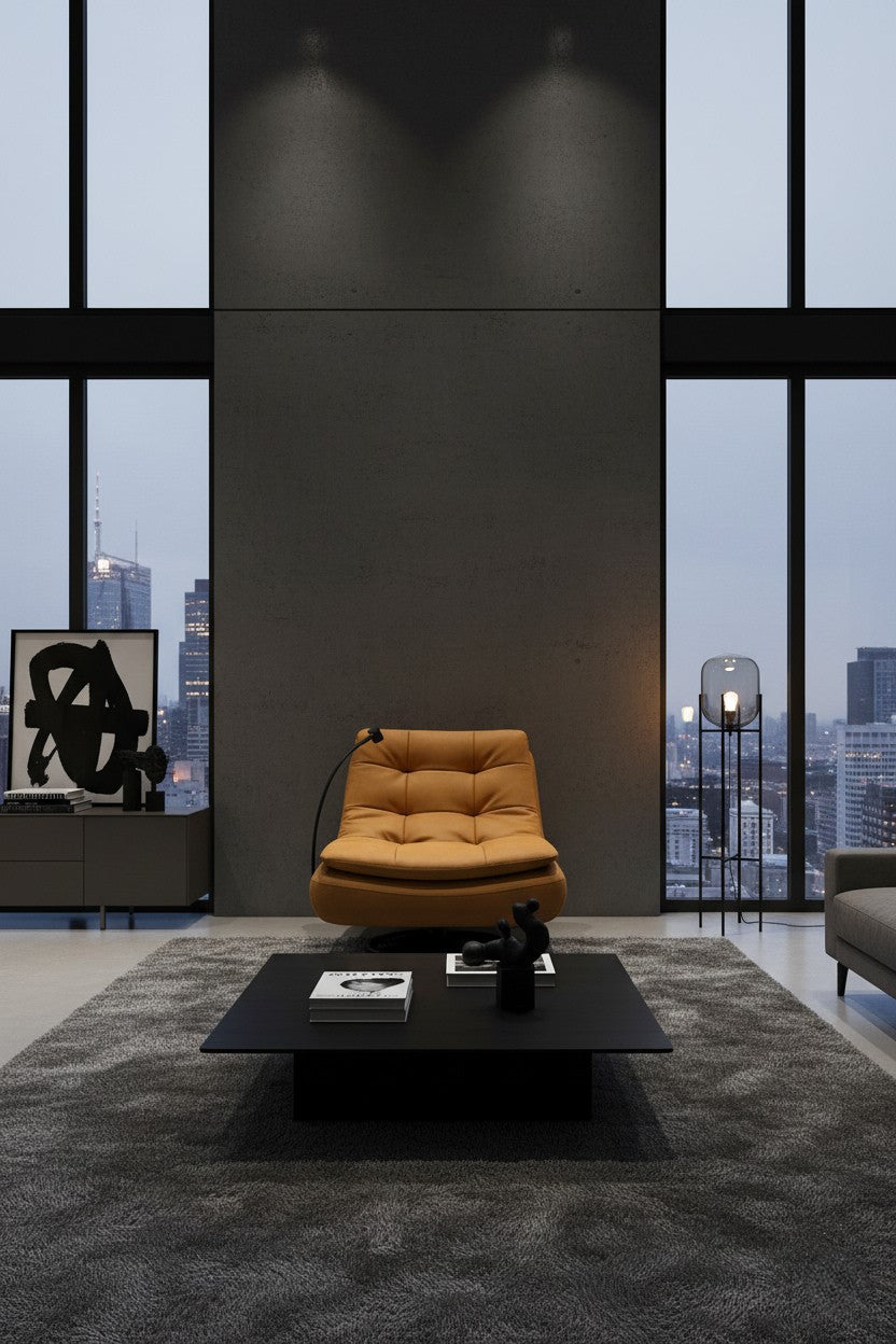 MARCELLO Swivel Rocking Chair – Luxury Comfort in Motion