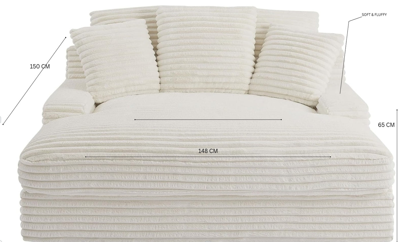Nuage Chaise Lounge – The Cloud-Inspired Compressed Comfort