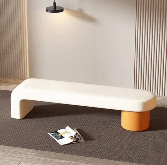 RIEU Designer Ottoman Bench – Contemporary Minimalism with Luxury Flair