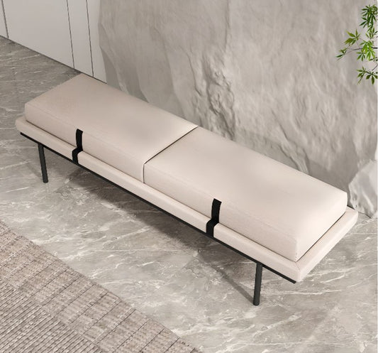 SAVOY Luxe Ottoman Bench – Contemporary Elegance with Modern Edge
