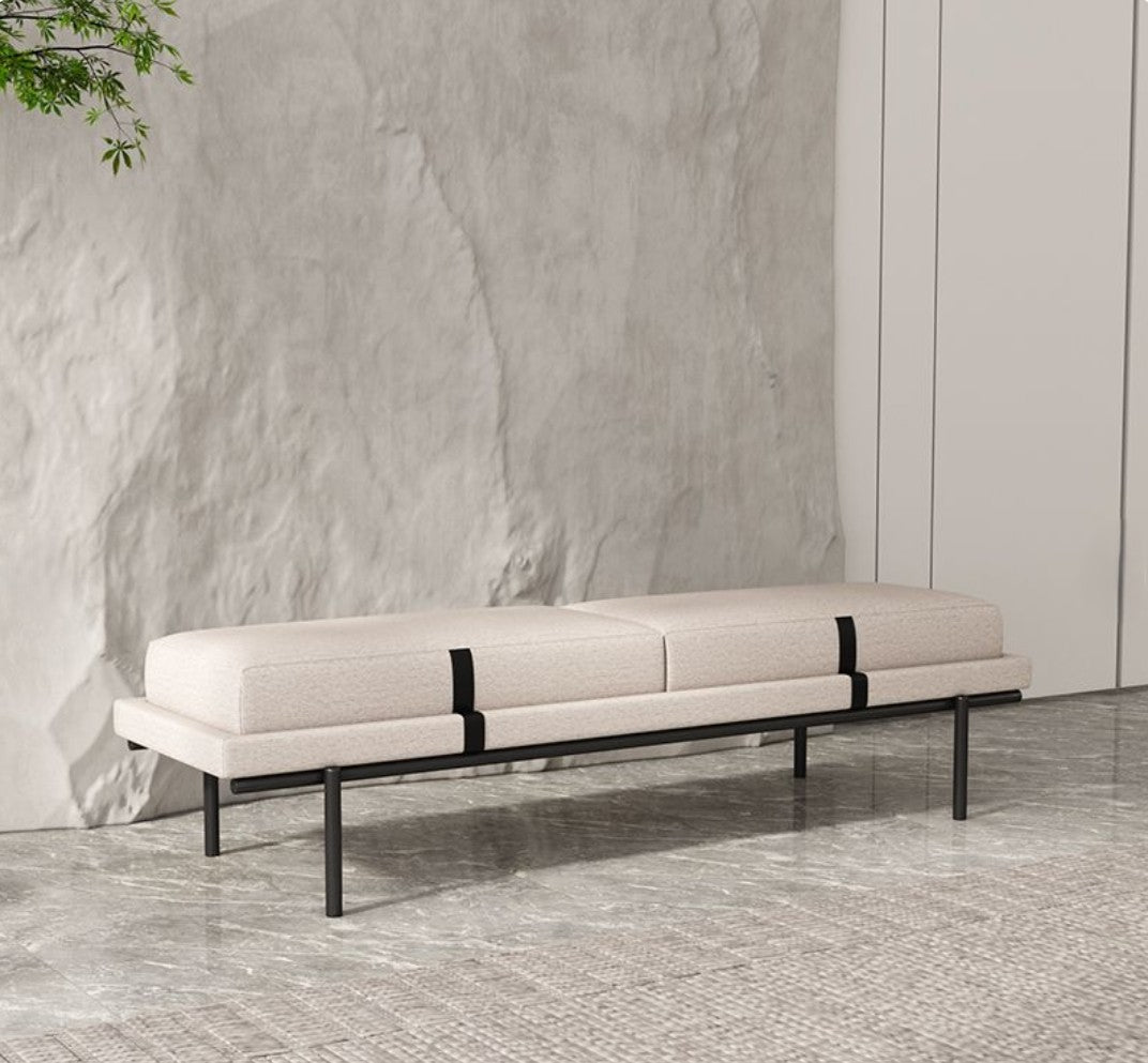 SAVOY Luxe Ottoman Bench – Contemporary Elegance with Modern Edge