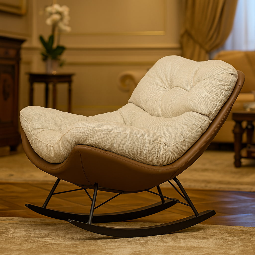 SERENITY Rocking Chair – Timeless Comfort in Two Elegant Finishes