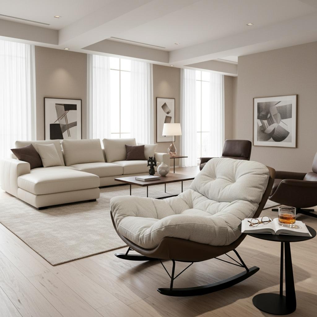 SERENITY Rocking Chair – Timeless Comfort in Two Elegant Finishes
