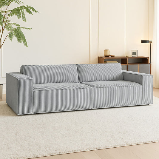 SOLENE Compressed 2-seater Sofa with Matching Ottoman –240CM
