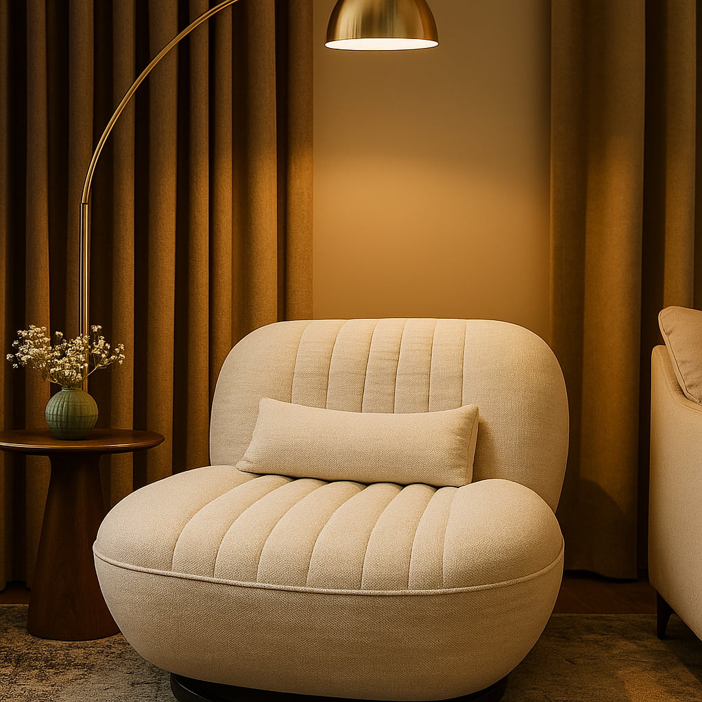 The ZAYA Swivel Lounge Chair