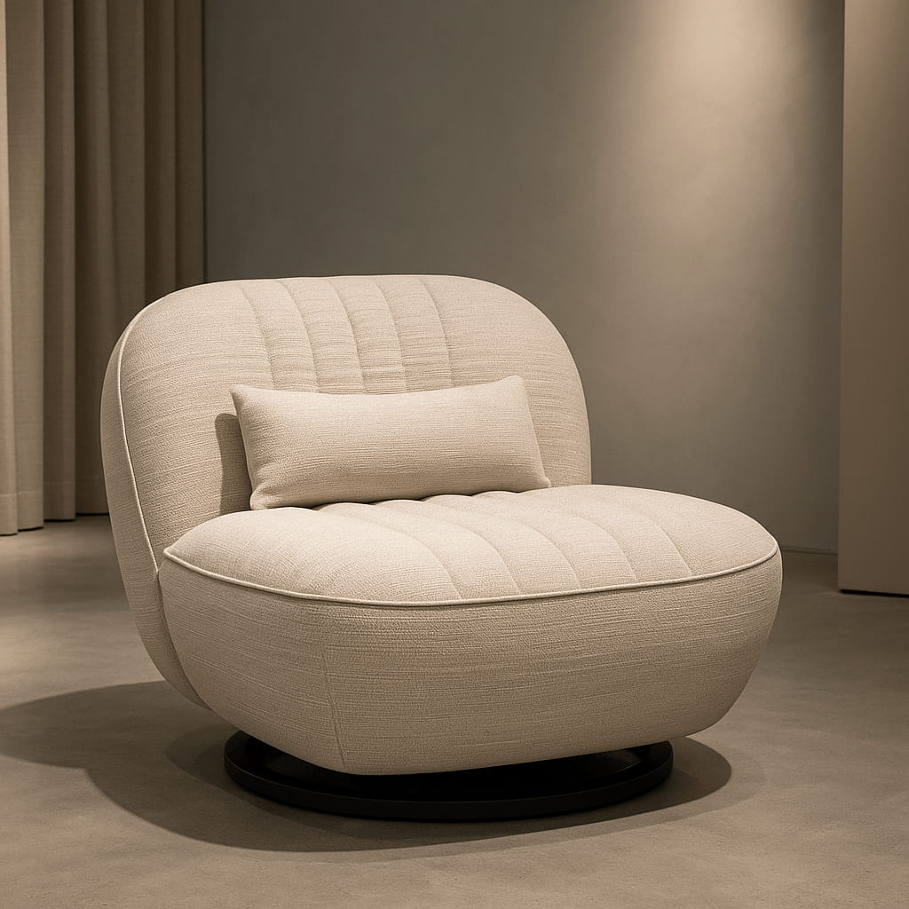 The ZAYA Swivel Lounge Chair
