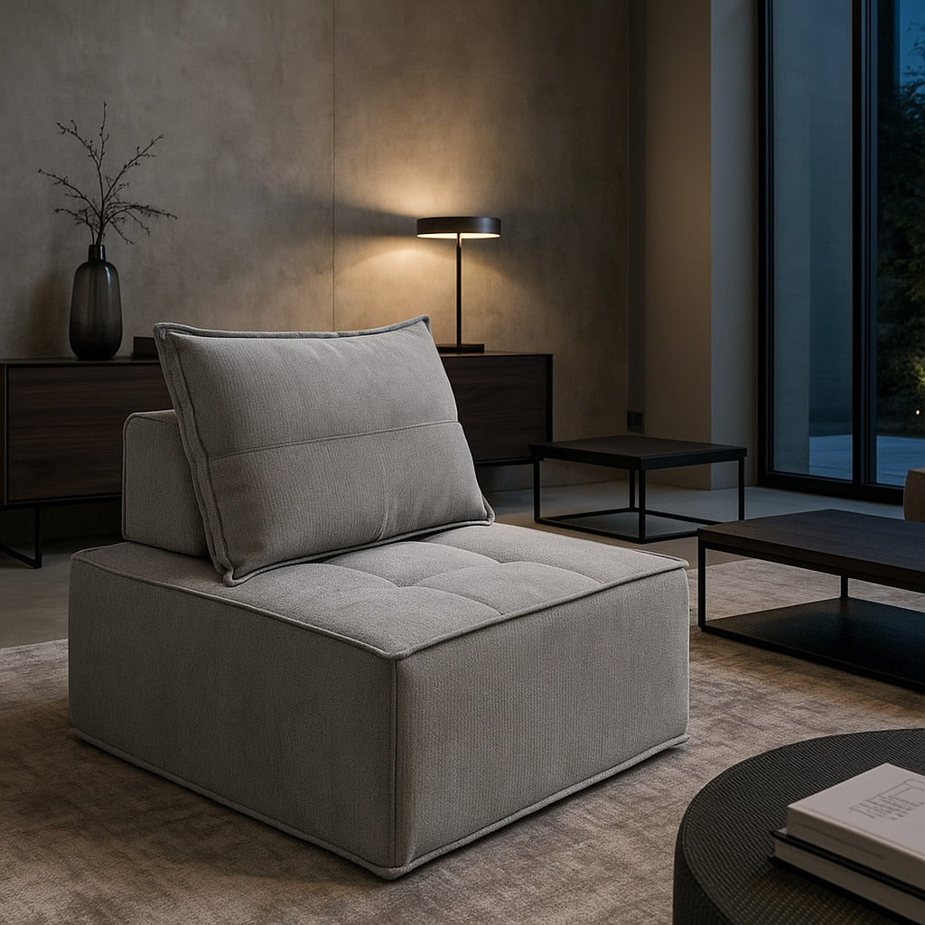 ZEINA Armless Modular Sofa Chair