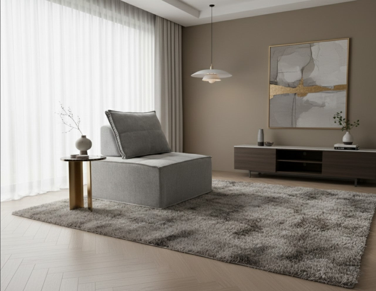 ZEINA Armless Modular Sofa Chair