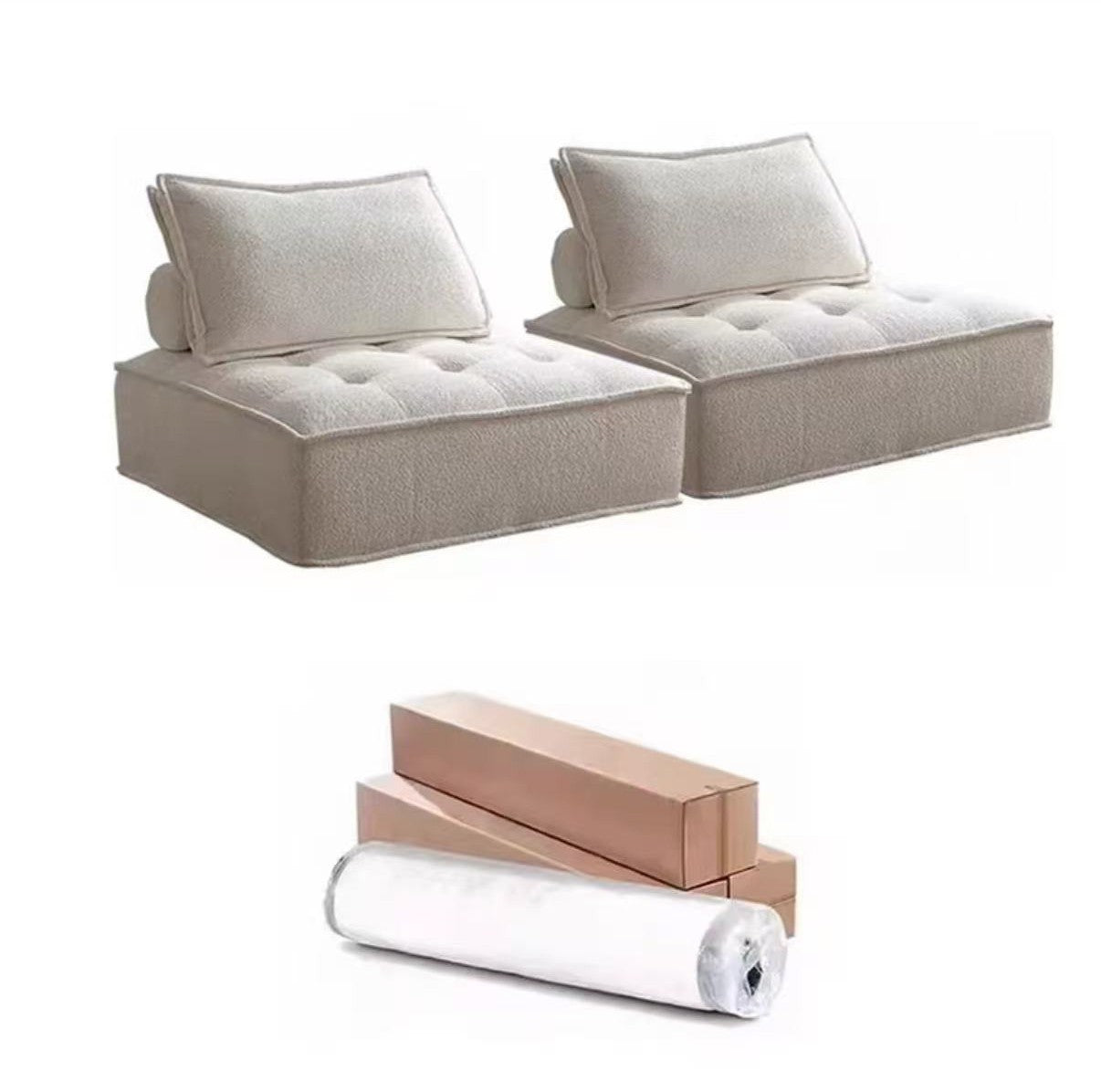 ZEINA Armless Modular Sofa Chair