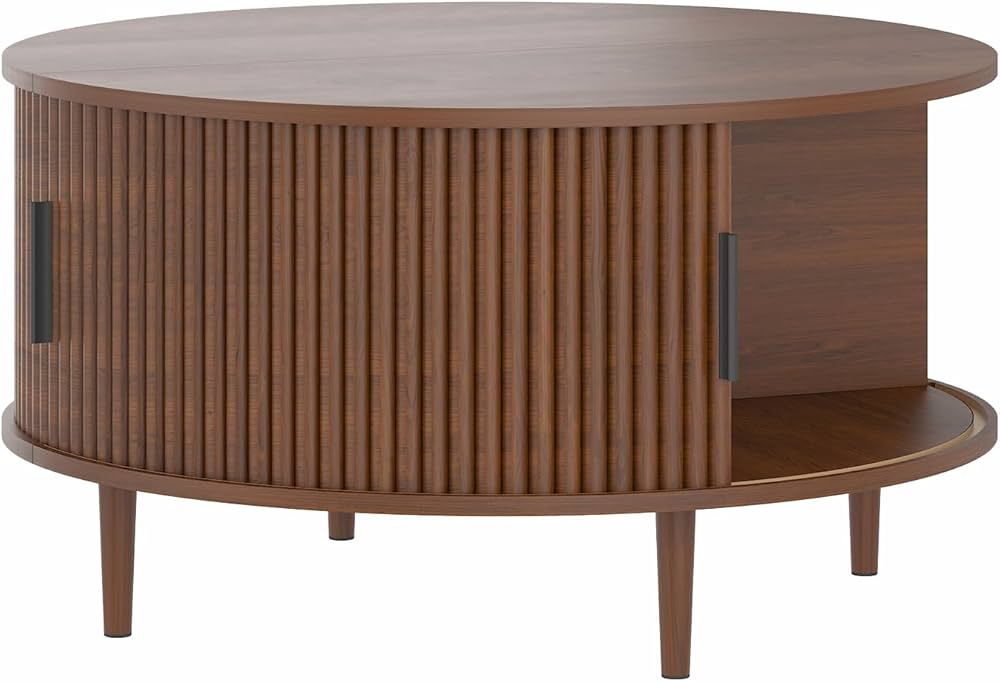 Janine Fluted Storage Coffee Table