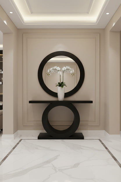 ARCOS Modern Console & Mirror Set – Timeless Style for Any Interior