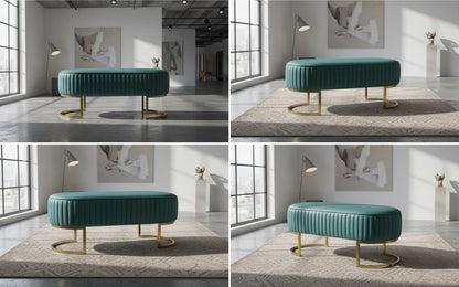 AURELIA Luxury Ottoman Bench – Modern Elegance with Timeless Appeal