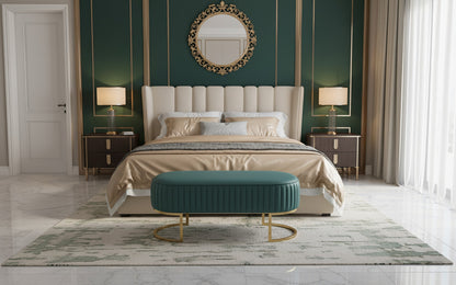 AURELIA Luxury Ottoman Bench – Modern Elegance with Timeless Appeal
