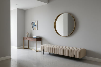 CARLO CONTINI i Luxe Ottoman Bench – Modern Minimalism with Timeless Sophistication