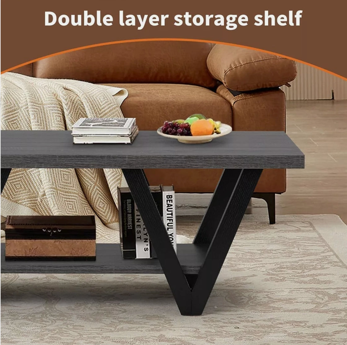 CENTRA – 120cm Wooden Coffee Table