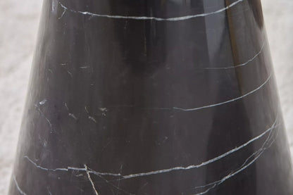 CLEO Side Table – Black Marble & Brushed Gold