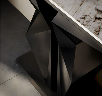 ECHO Geometric Console Table – Modern Elegance for Any Space