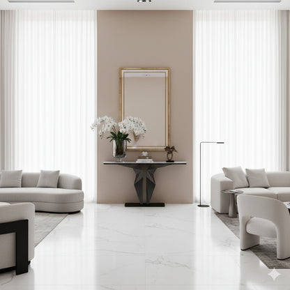ECHO Geometric Console Table – Modern Elegance for Any Space