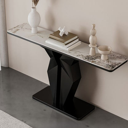 ECHO Geometric Console Table – Modern Elegance for Any Space