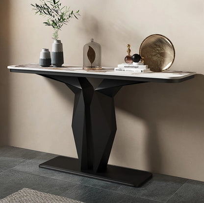 ECHO Geometric Console Table – Modern Elegance for Any Space