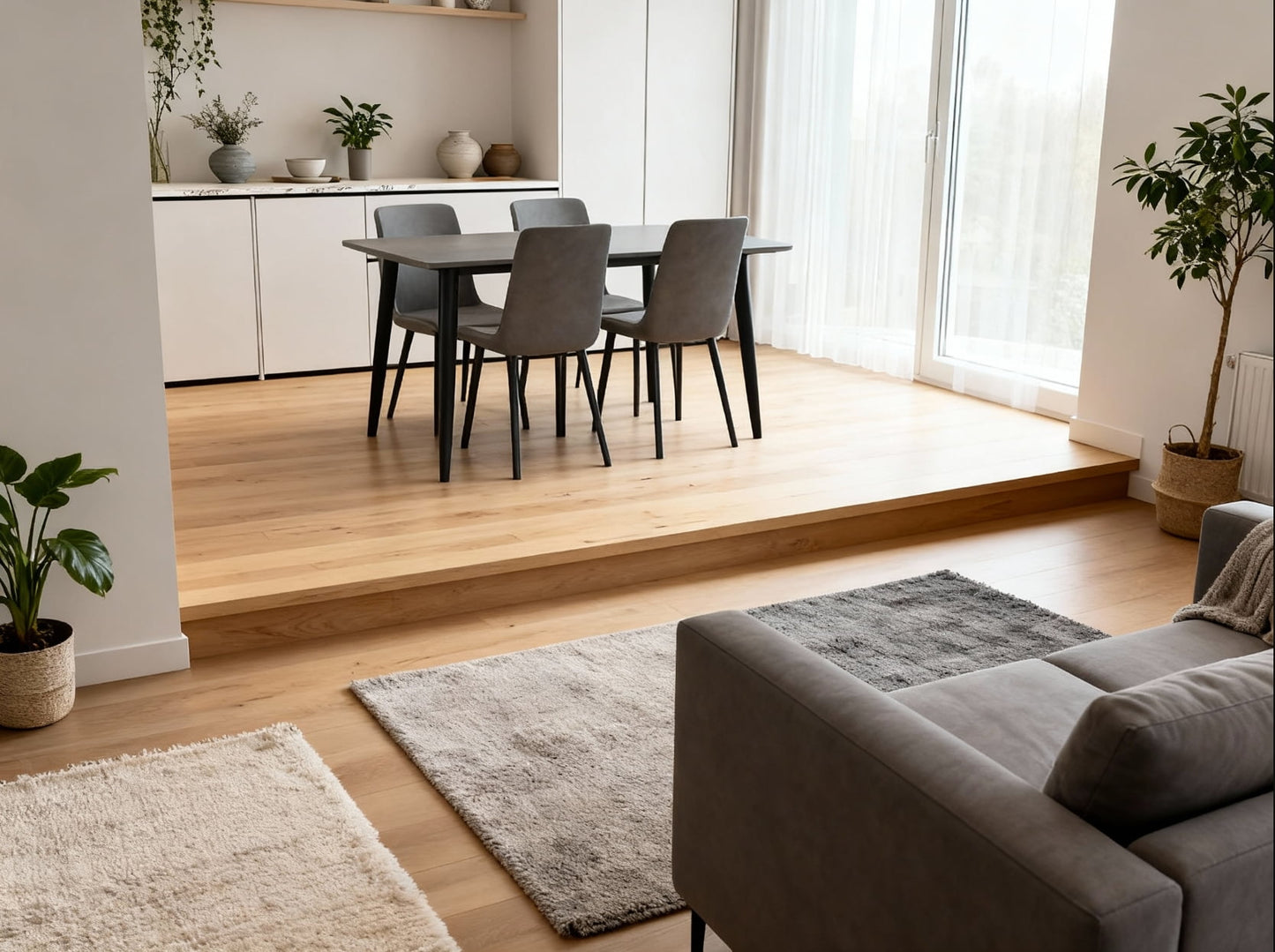 Modern Slate-Top Dining Table with Carbon Steel Frame 140*70*75