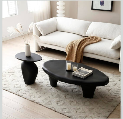 Esmeralda Sculptural Coffee Table Set – Refined Modern Elegance