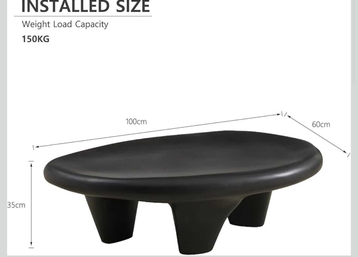 Esmeralda Sculptural Coffee Table Set – Refined Modern Elegance