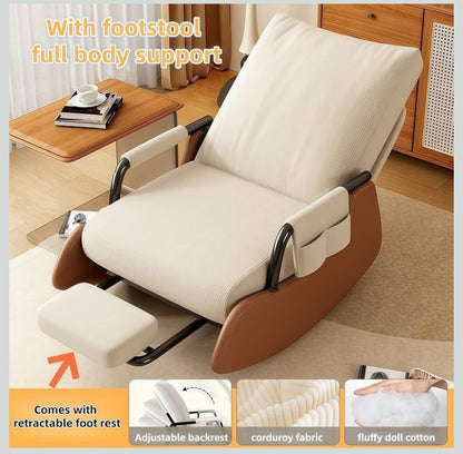 Lioré Rocking Lounge Chair. Gentle Motion. Timeless Comfort.