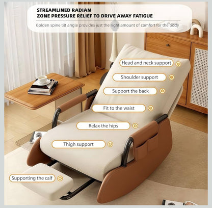 Lioré Rocking Lounge Chair. Gentle Motion. Timeless Comfort.