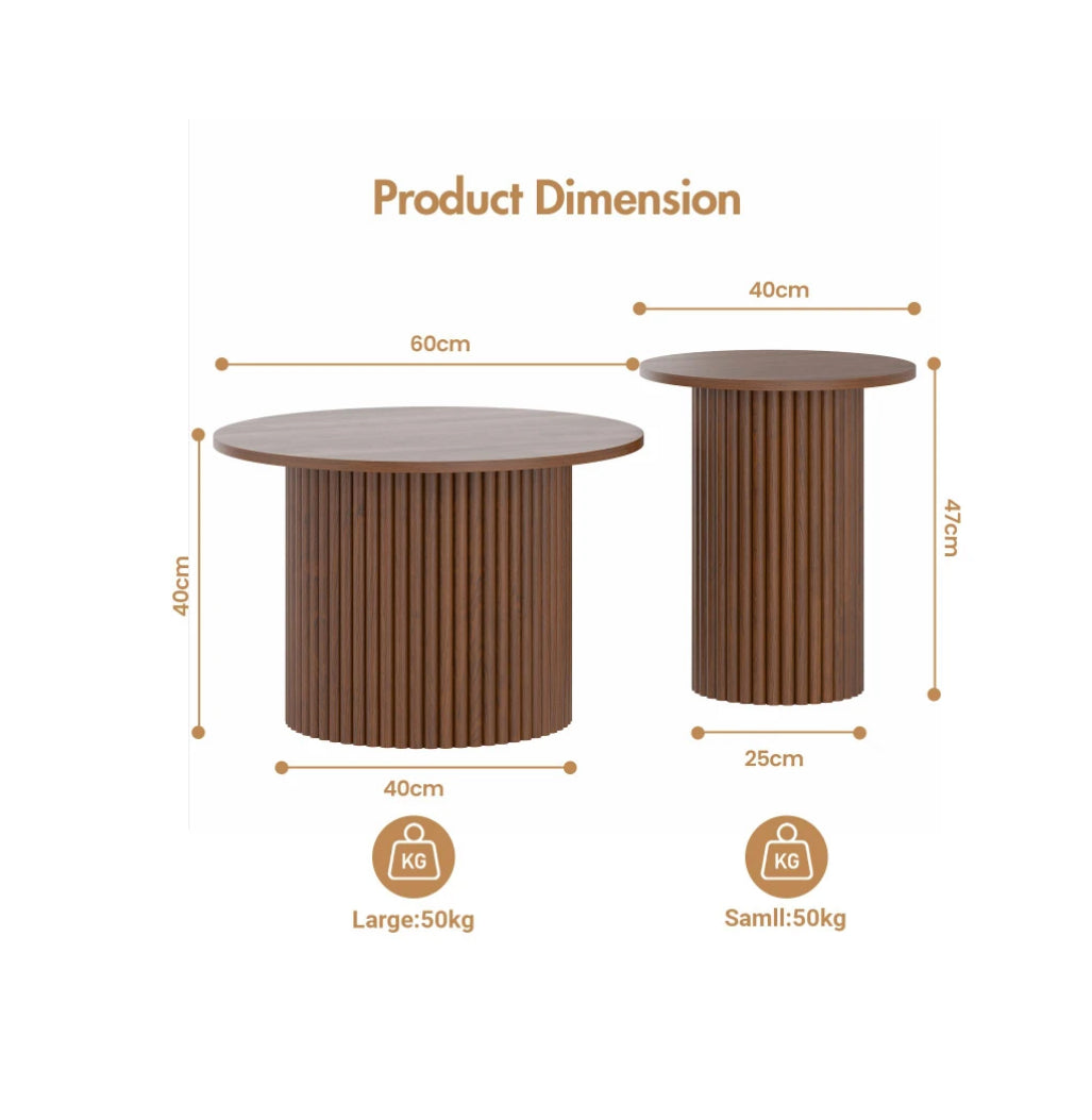 ARWIN COFFEE TABLE SET OF 2