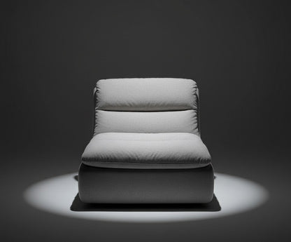 Chiffon Compressed Armless Lounge Chair